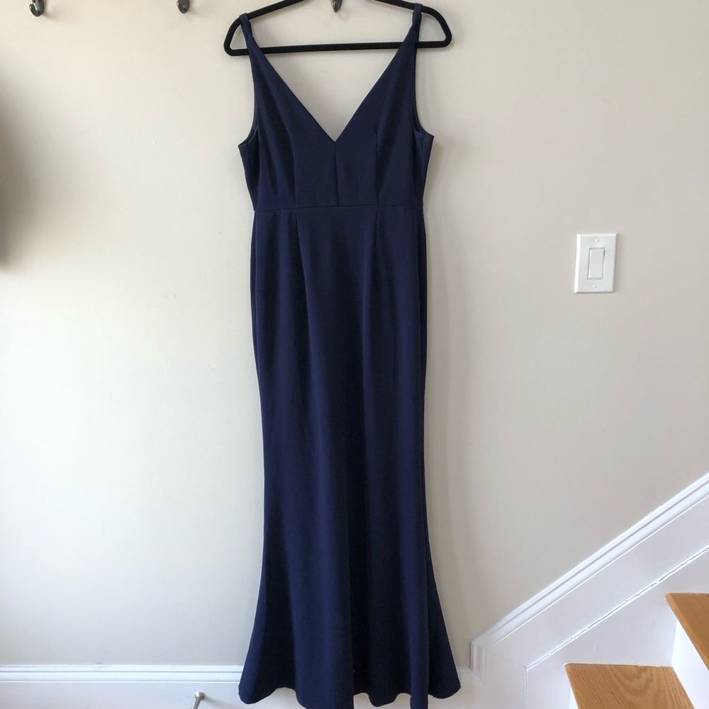Lulus Navy formal gown
